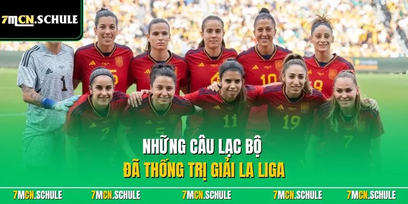 VĐQG Tây Ban Nha – Toàn Cảnh Vô Địch La Liga Mới 2026 7 Những câu lạc bộ đã thống trị giải La Liga