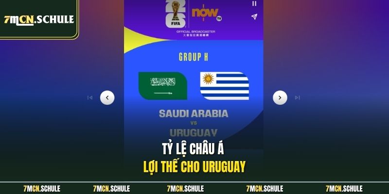 Soi Kèo Saudi Arabia Vs Uruguay 05h00 Ngày 16/06 - Tài Xỉu 3 7 Tỷ lệ châu Á lợi thế cho Uruguay